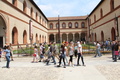Lentoon oli aikaa ja saimme mahdollisuuden piipahtaa Milanossa.
Castello Sforzesco on Milanossa sijaitseva, nykyään museona toimiva linna