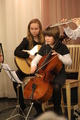 Marie Manninen, kitara, Eevi Räikkälä, sello